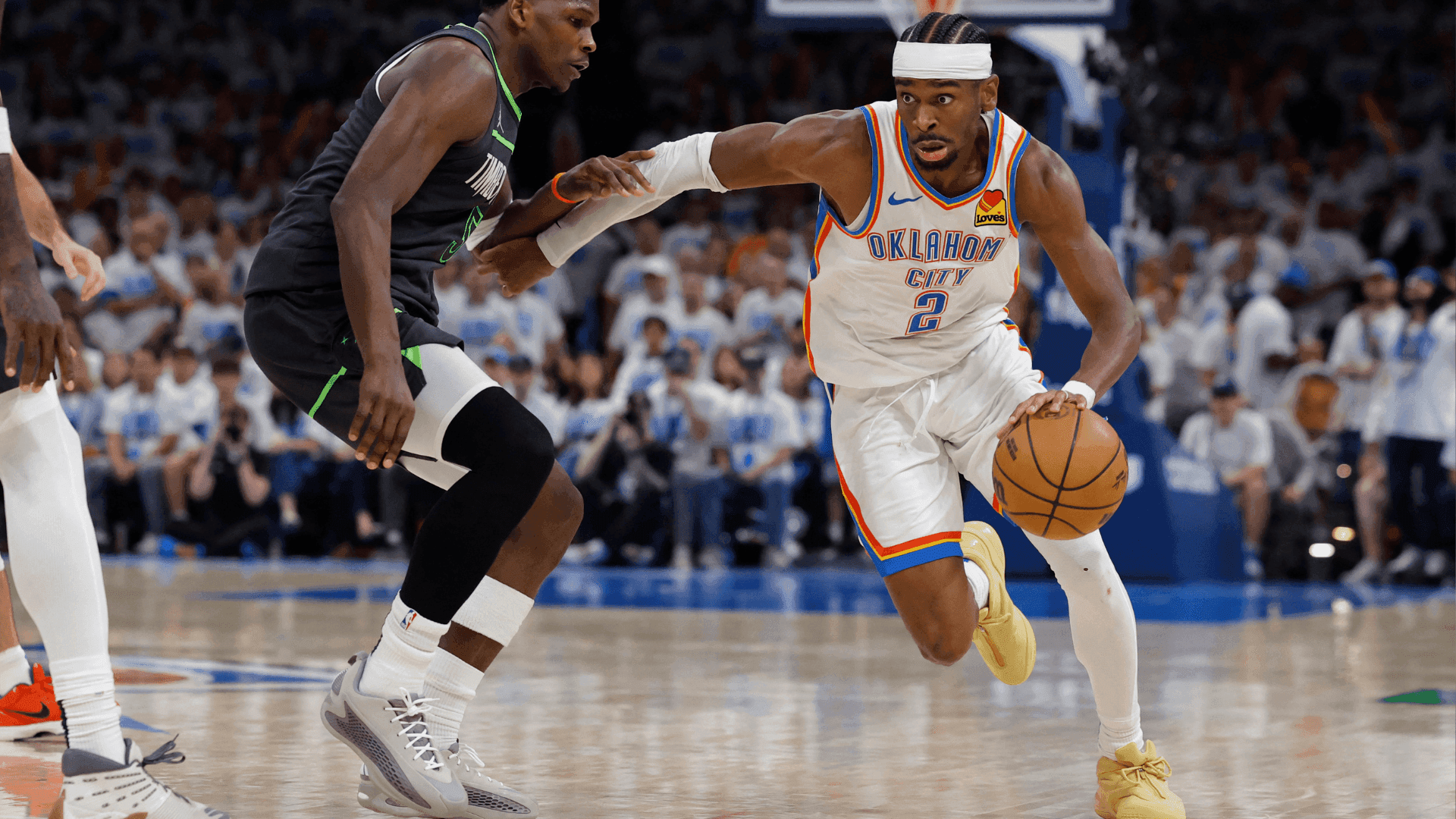 MVP da temporada Shai Gilgeous-Alexander brilhou no jogo 1 das finais do Oeste entre Thunder e Timberwolves no Colorado