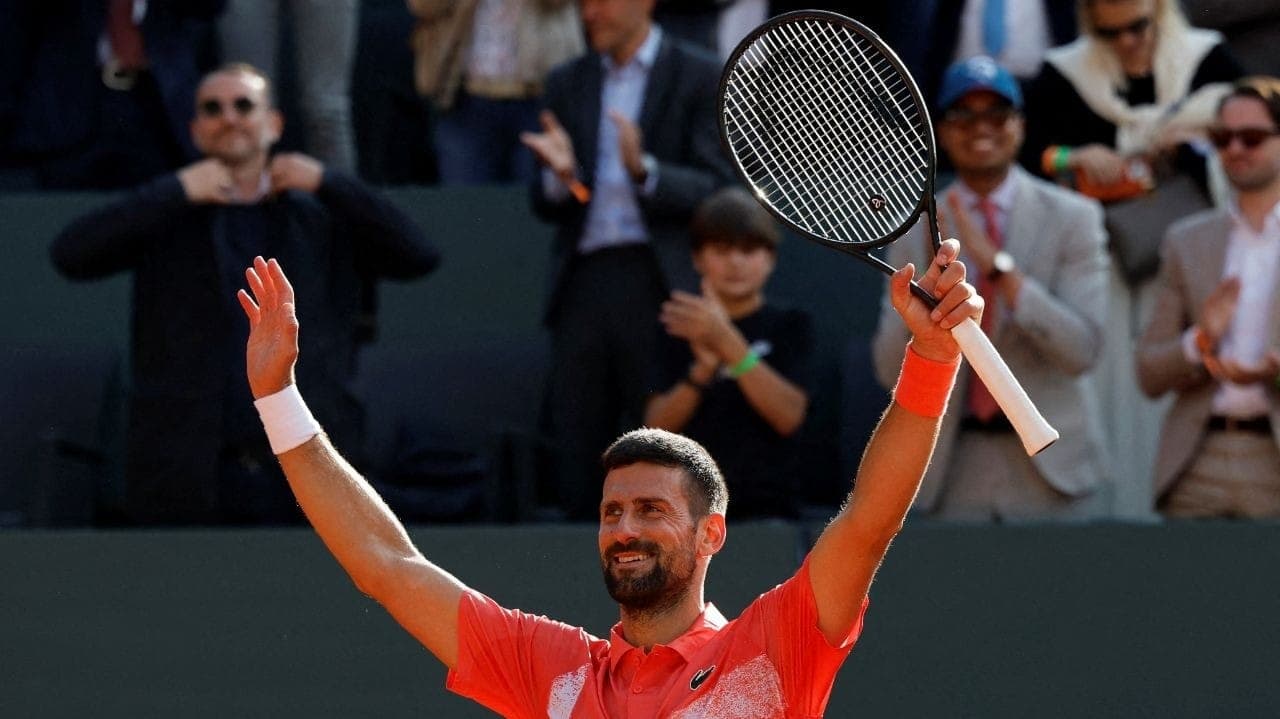 Djokovic após vencer partida em Genebra