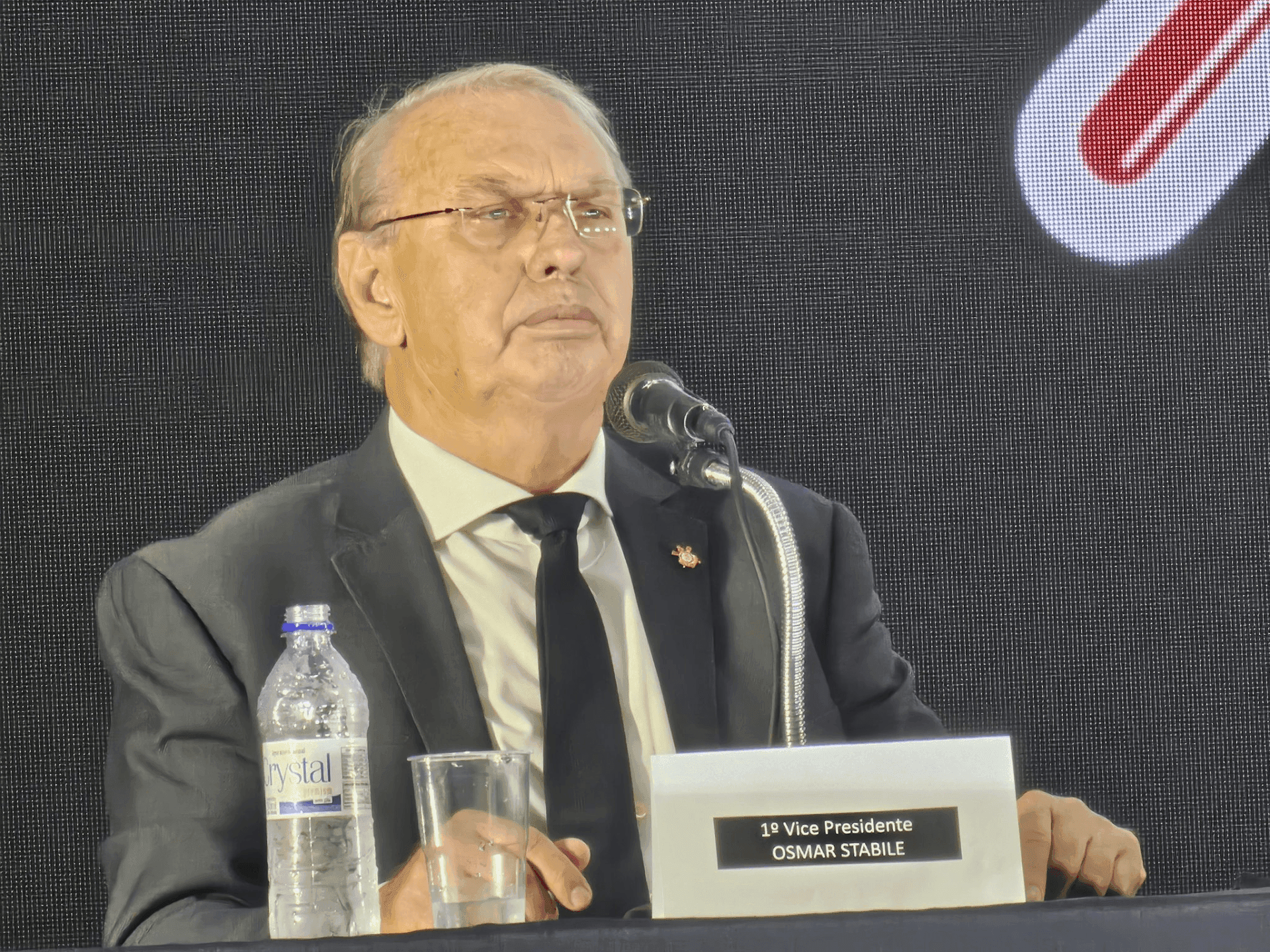 O primeiro vice-presidente do Corinthians, Osmar Stabile