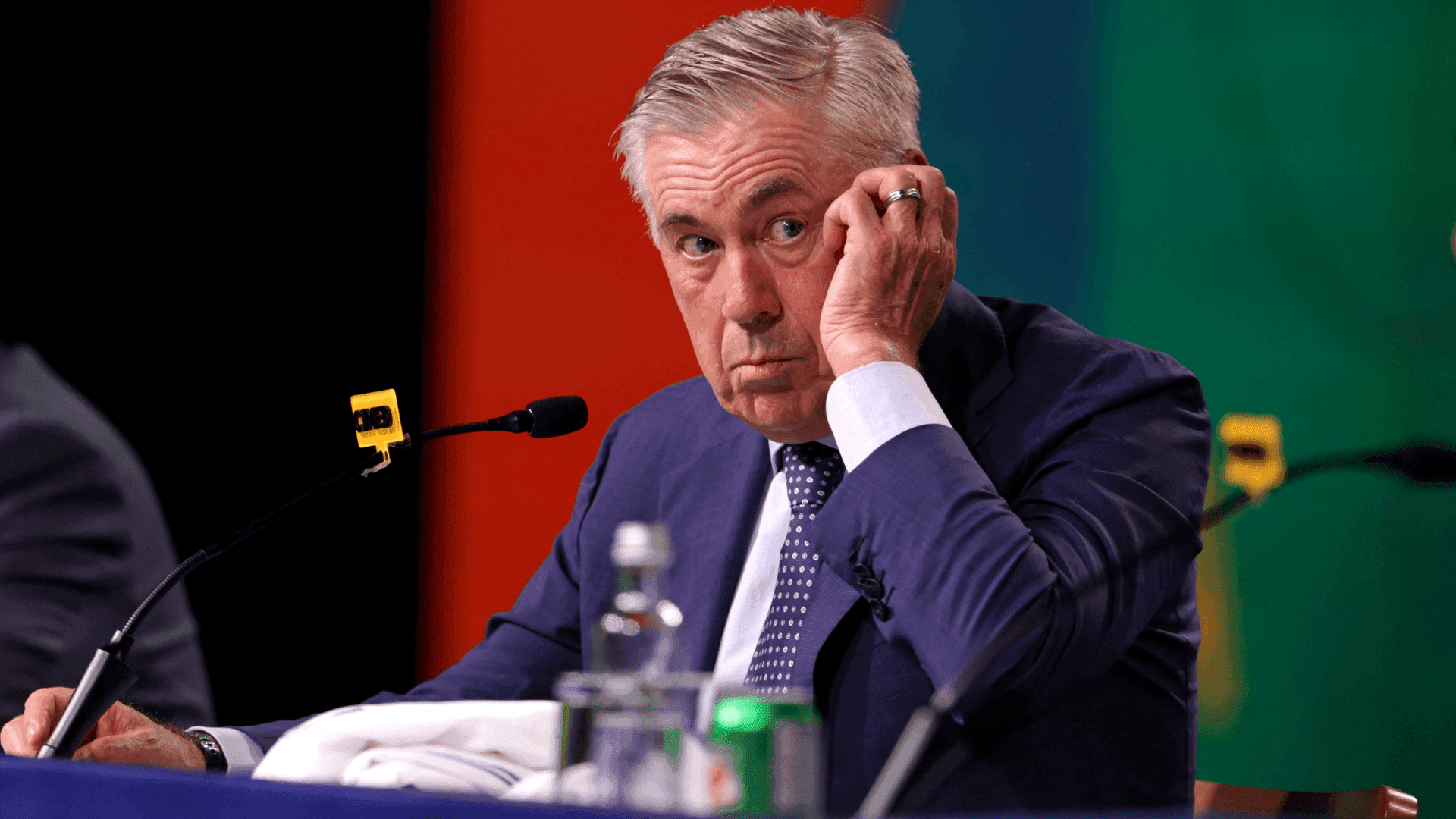 Carlo Ancelotti, durante a sua primeira convocação da Seleção. Técnico italiano prejudicou preparação de Palmeiras e Flamengo para o Mundial de Clubes da Fifa