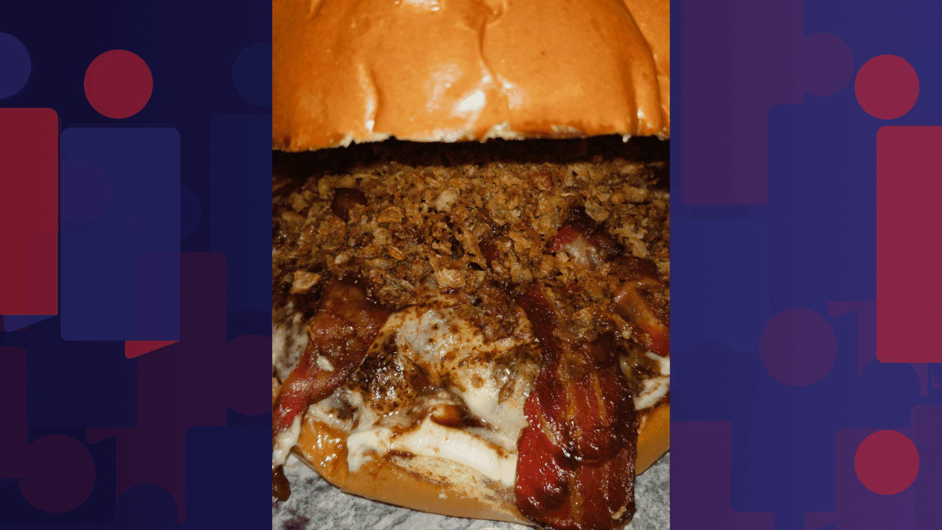 Hambúrguer de 1,5kg da Bro Arte Burguer