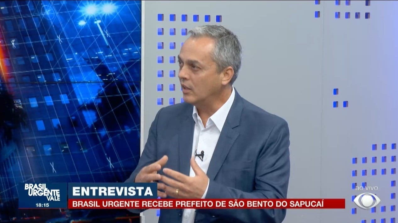 Entrevista com Gilberto Donizete, prefeito de São Bento do Sapucaí no Brasil Urgente Vale