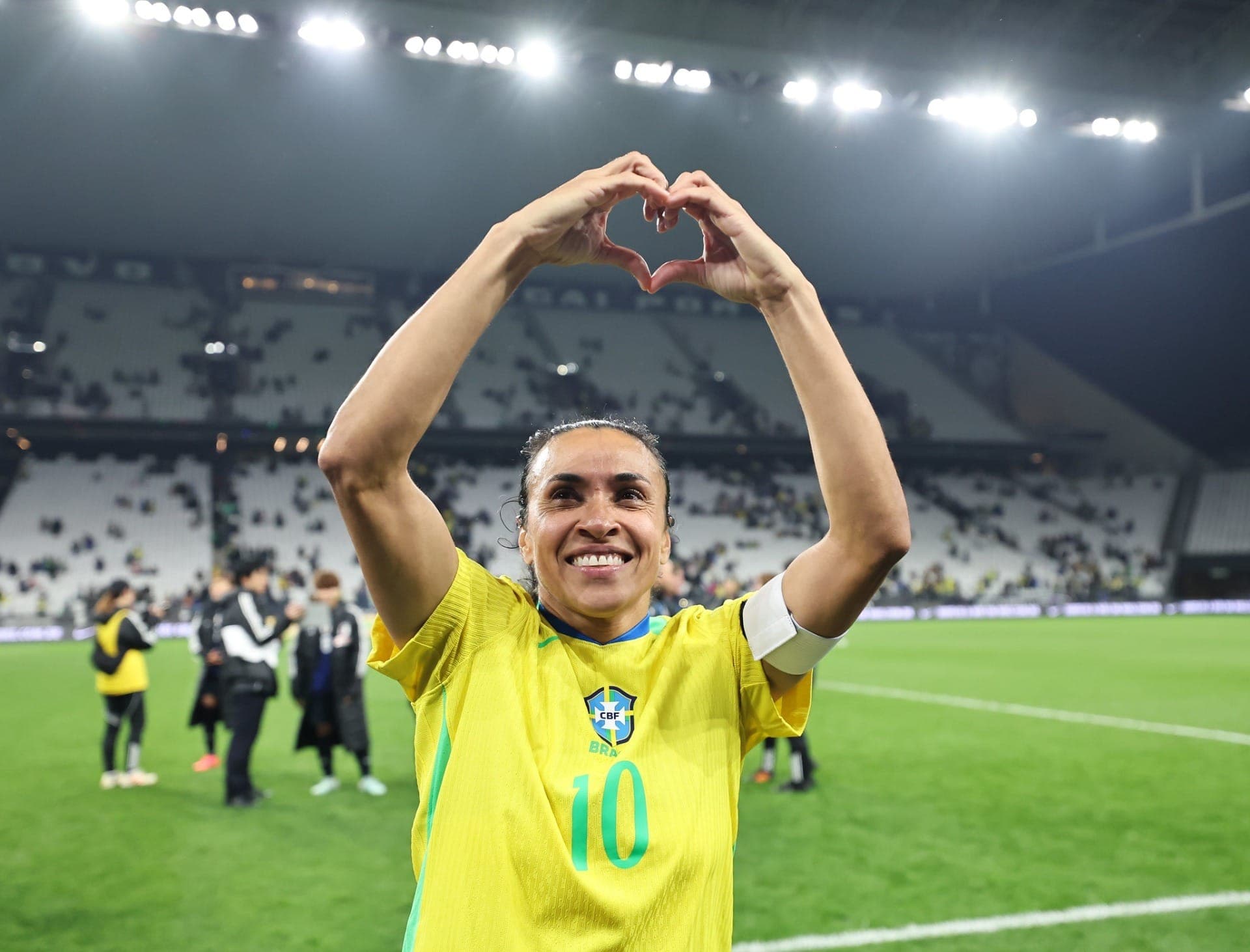 Marta após amistoso da Seleção na Arena Corinthians