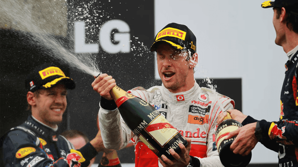 Jenson Button venceu a corrida mais longa da história da Fórmula 1