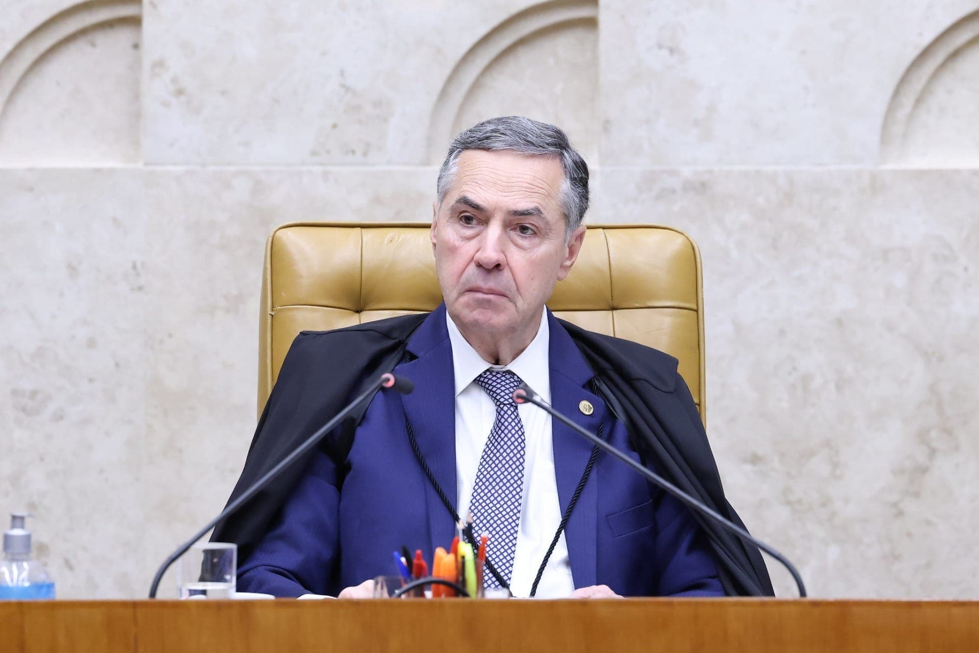 Ministro Luís Roberto Barroso, presidente do Supremo Tribunal Federal (STF)