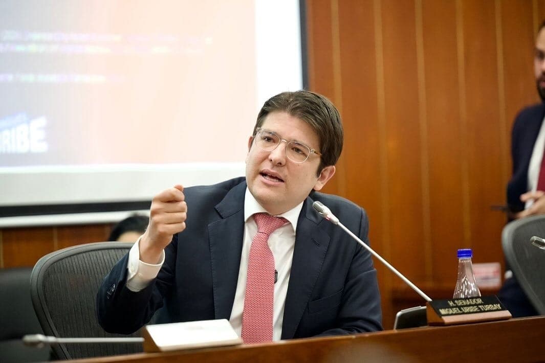 O senador e pré-candidato à presidência da Colômbia, Miguel Uribe Turbay