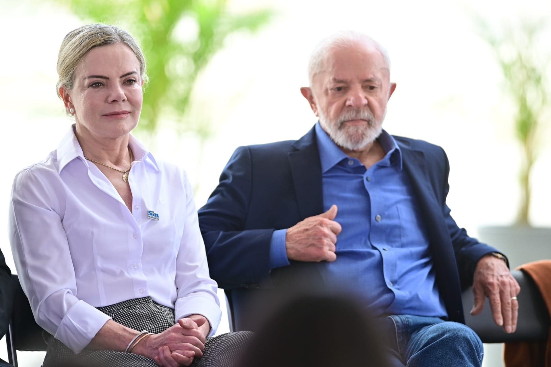 Presidente Lula e Ministra Gleisi Hoffmann, das Relações Institucionais