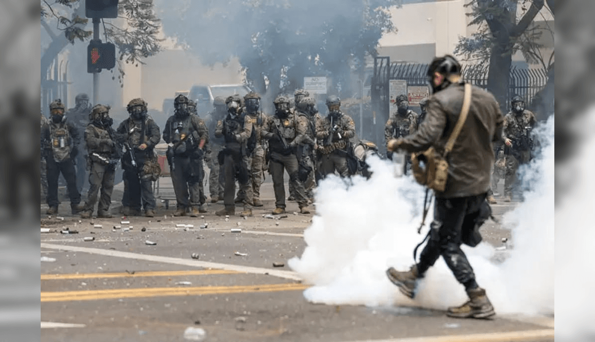 Protestos na Califórnia duram três dias