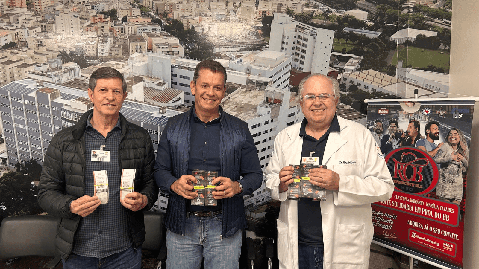 Os ingressos doados serão para a quarta-feira solidária