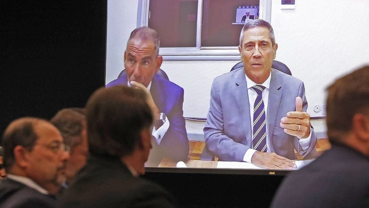Preso, Braga netto depôs ao STF por vídeoconferência