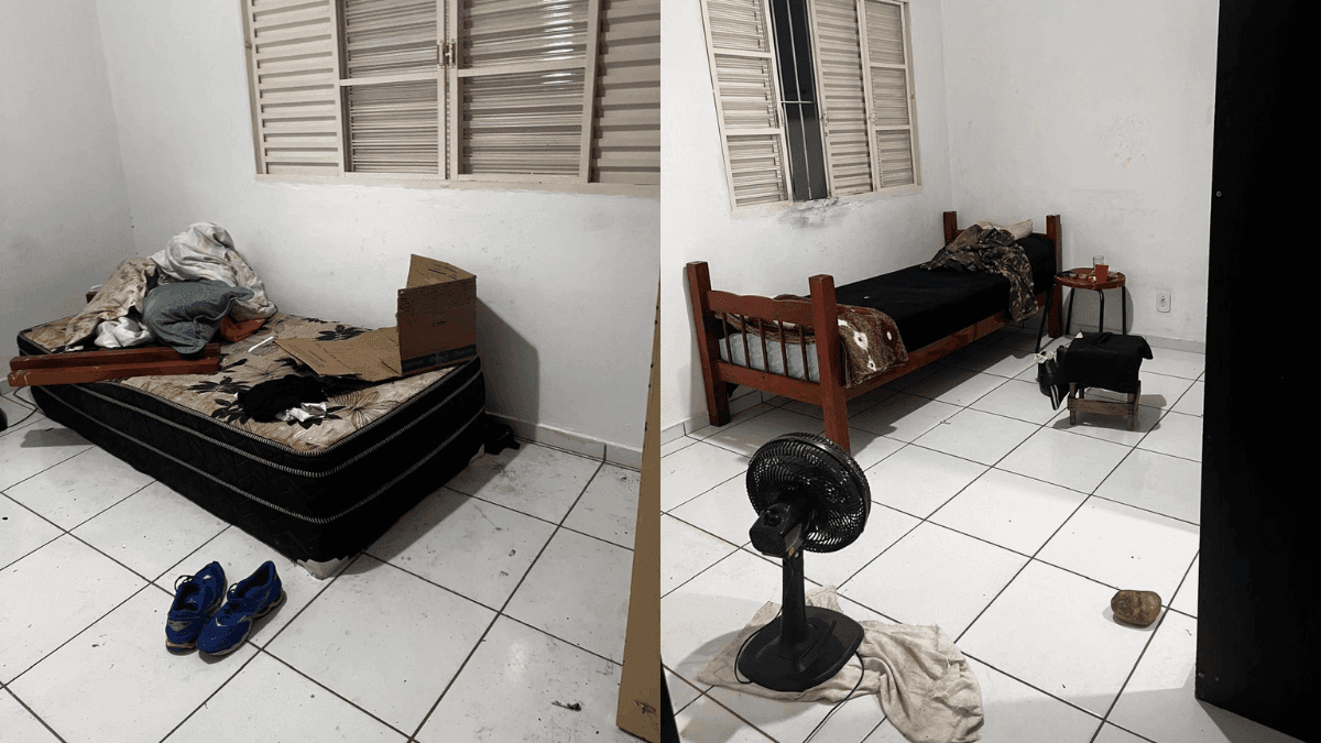 Os trabalhadores foram encontrados em condições degradantes em um alojamento na periferia da cidade