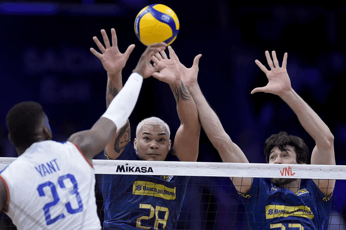 Brasil perde mais uma vez para Cuba na Liga das Nações de Vôlei