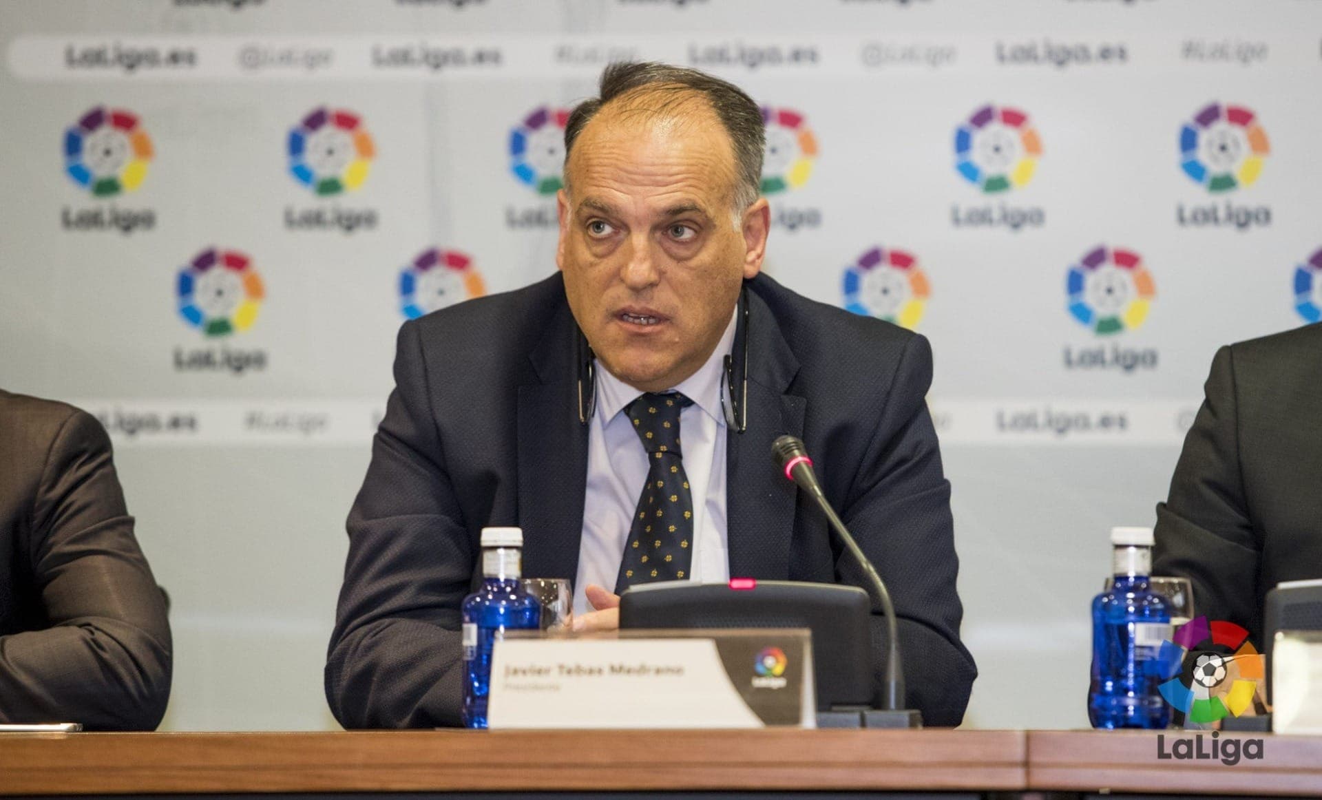 Javier Tebas Medrano, presidente da Federação Espanhola de Futebol