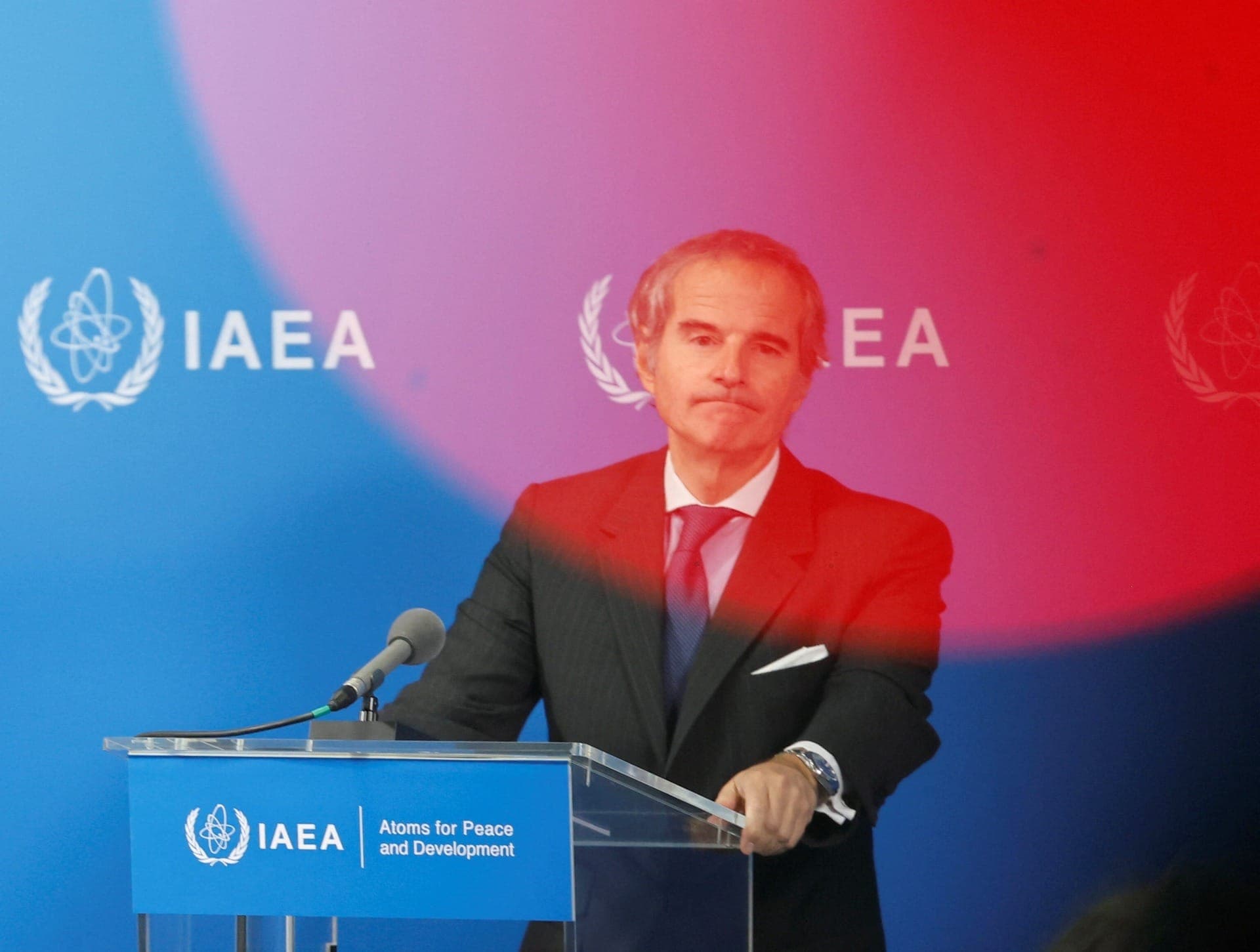 O diretor-geral da Agência Internacional de Energia Atômica (AIEA), Rafael Grossi