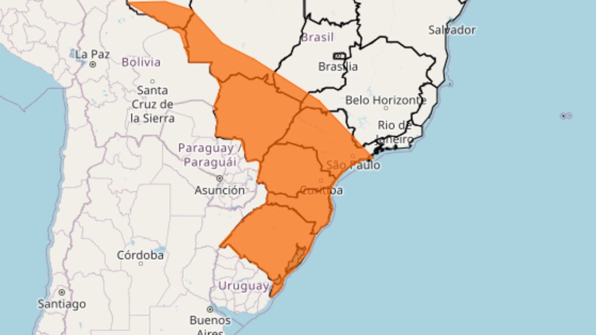 Frio intenso deve atingir grande parte do país