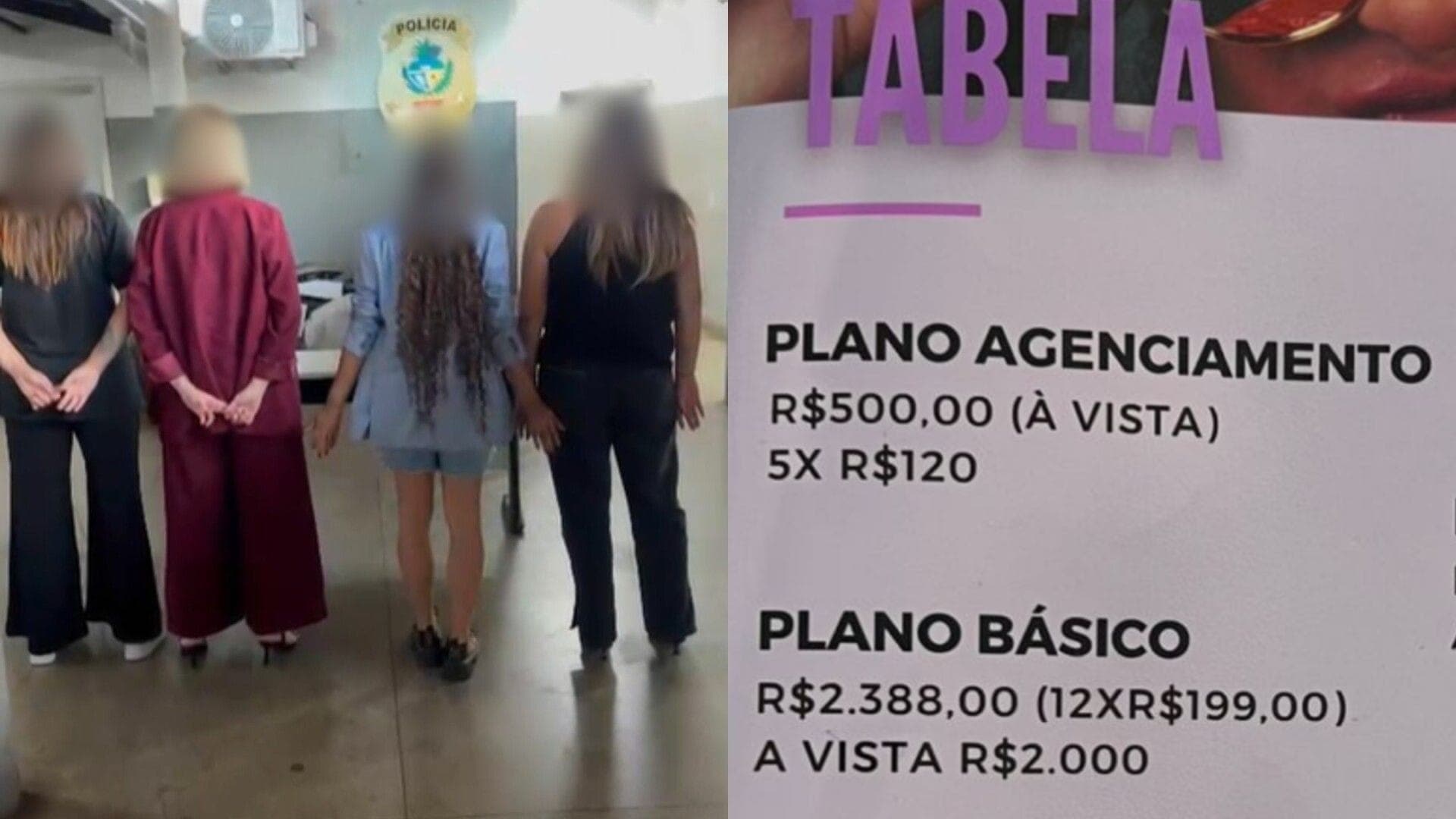 Mulheres foram presas por estelionato
