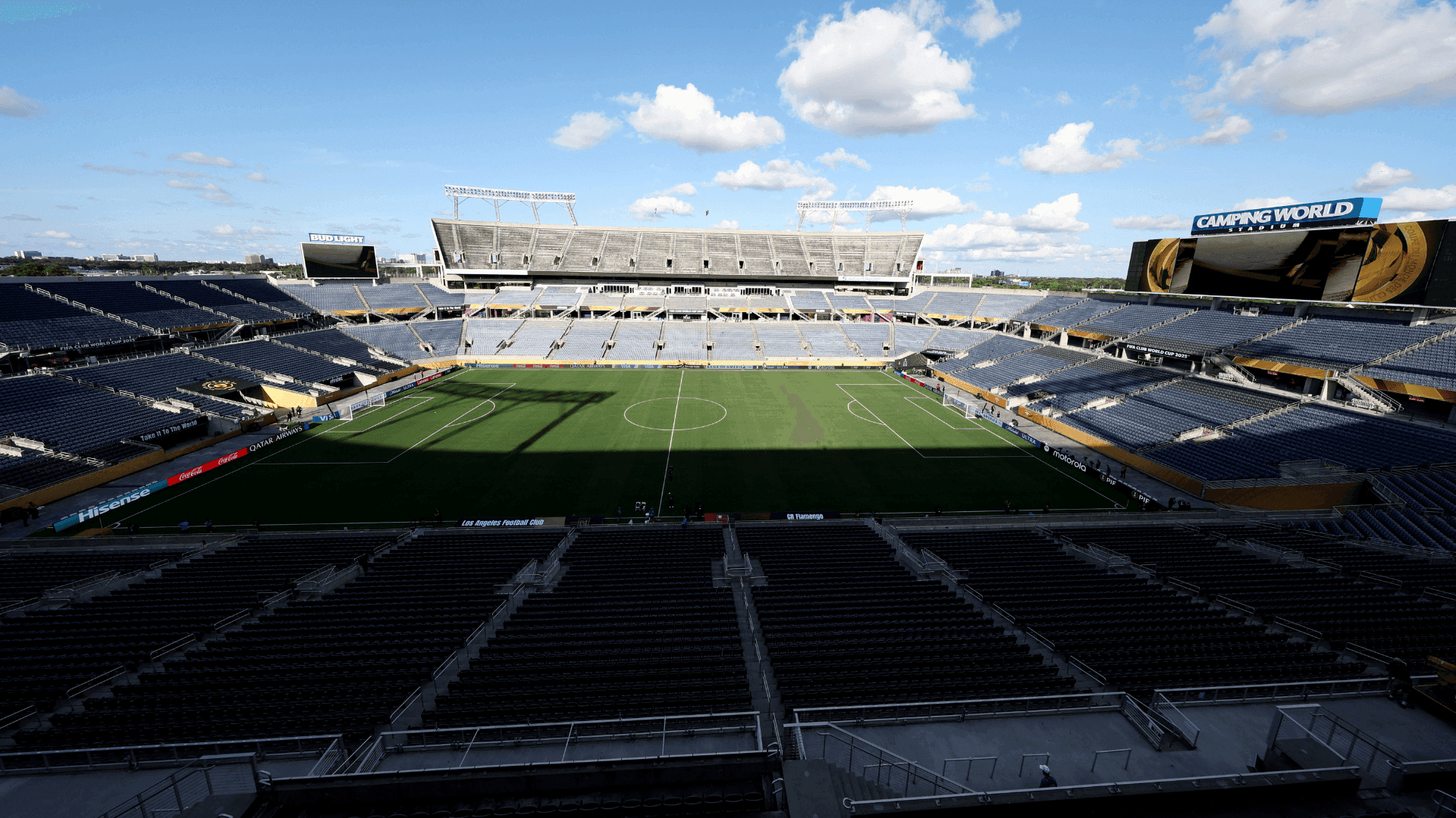 Camping World Stadium, em Orlando, recebe nesta quinta-feira (26) Juventus x Manchester City, pelo Grupo G da Copa do Mundo de Clubes