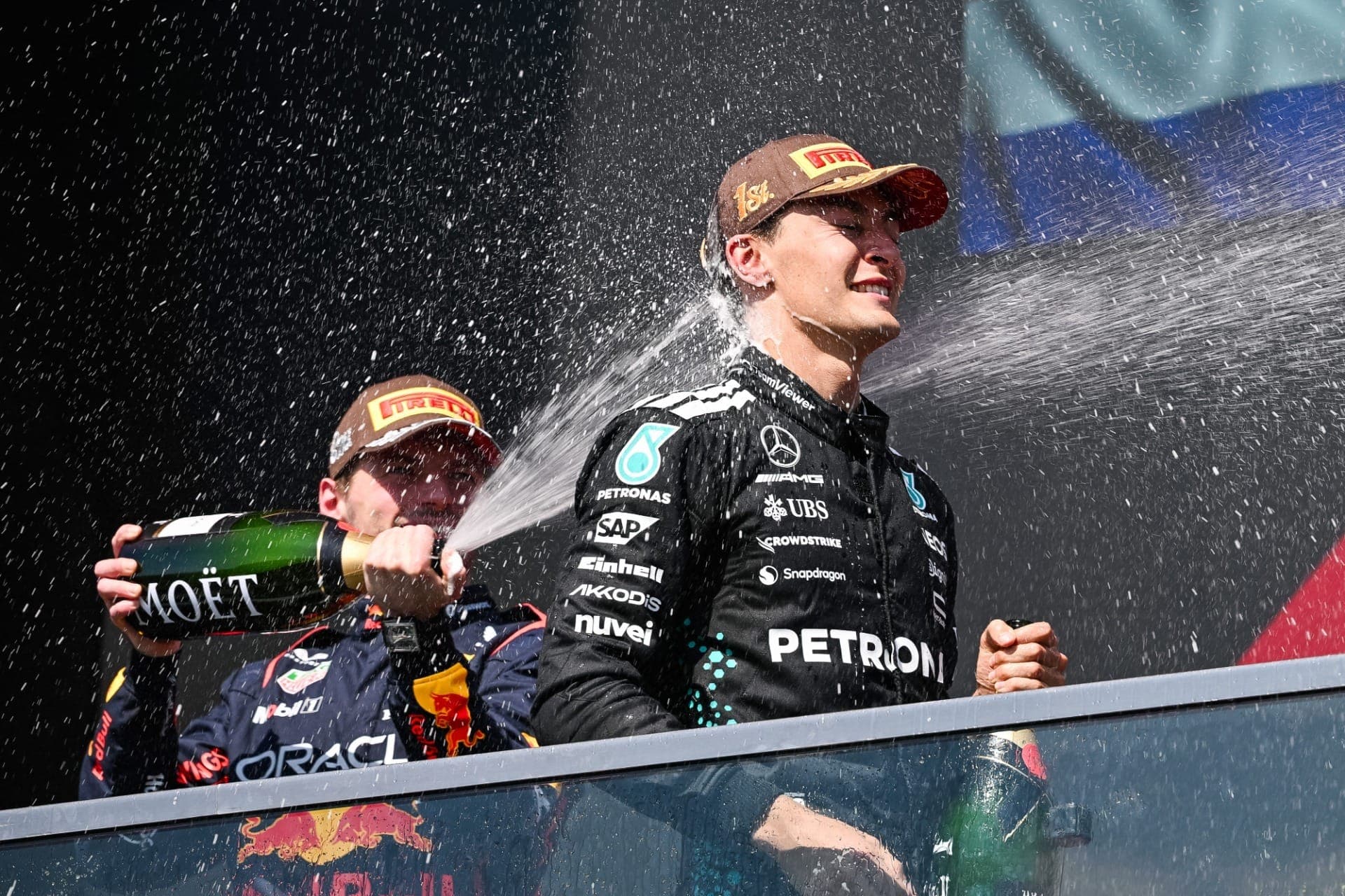 "Nem perdi o sono", afirma Russell após protesto da Red Bull por lance com Verstappen