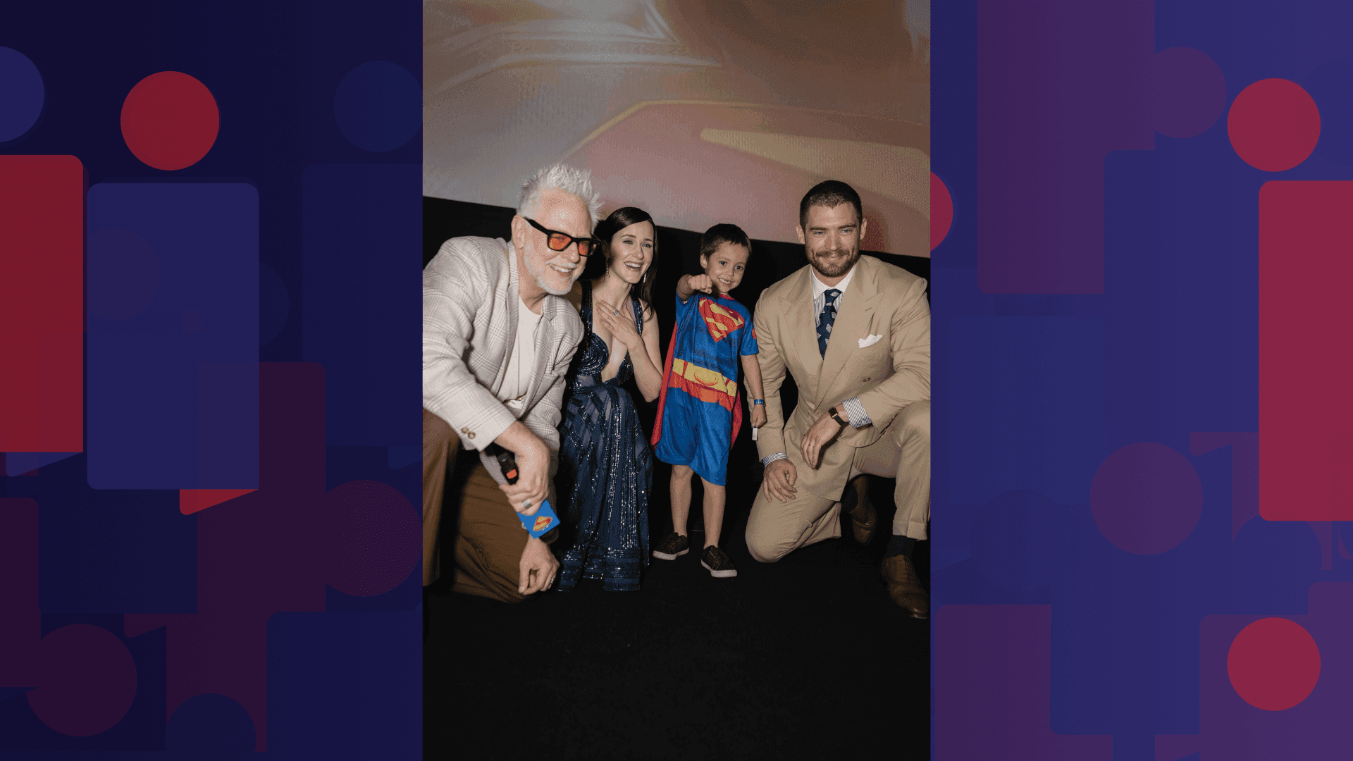 O elenco esteve no Brasil nesta semana para a turnê mundial de divulgação da primeira produção da DC Studios