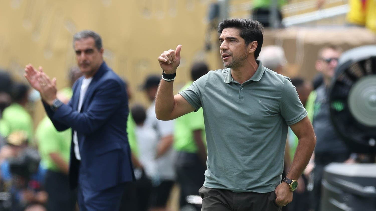 Abel Ferreira em Palmeiras x Botafogo pelo Mundial