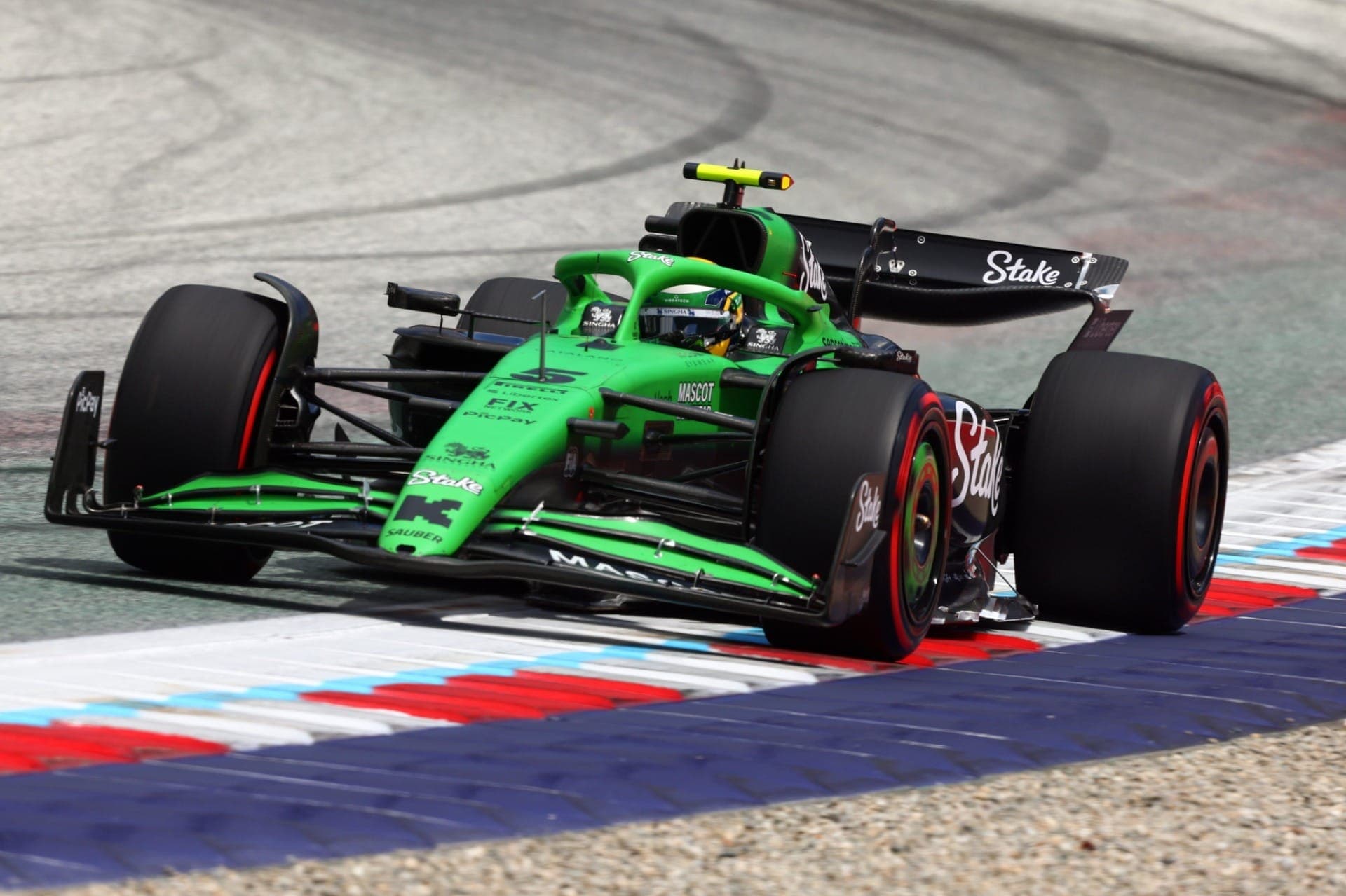 Gabriel Bortoleto (Sauber) na classificação do GP da Áustria 2025