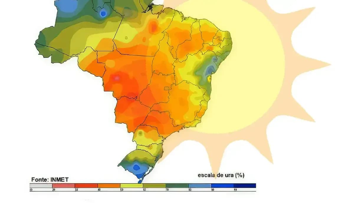 Mapa da previsão do tempo