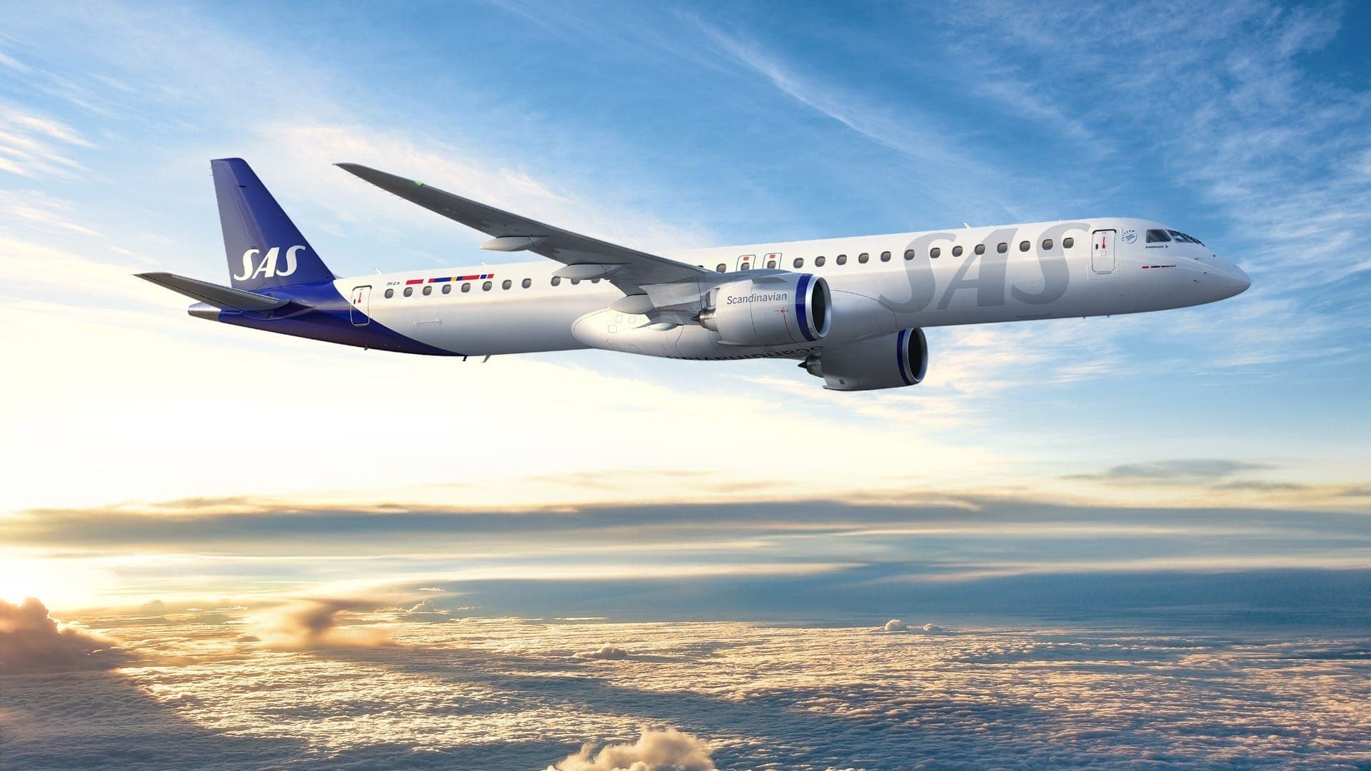 Scandinavian Airlines (SAS), companhia aérea líder da Escandinávia, região da Europa Setentrional que abrange a Dinamarca, a Suécia e a Noruega