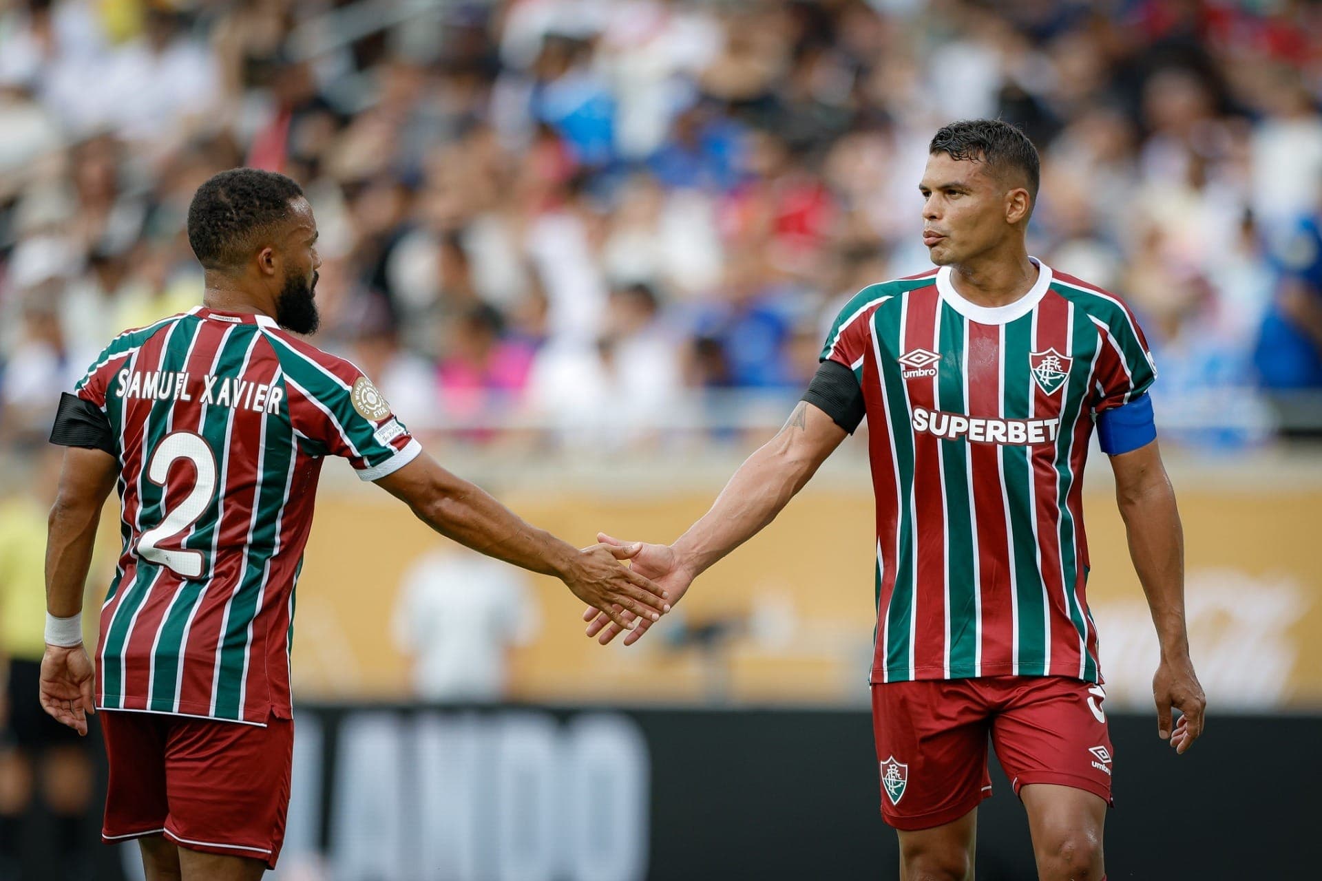 Thiago Silva em campo contra o Al Hilal, pela Copa do Mundo de Clubes