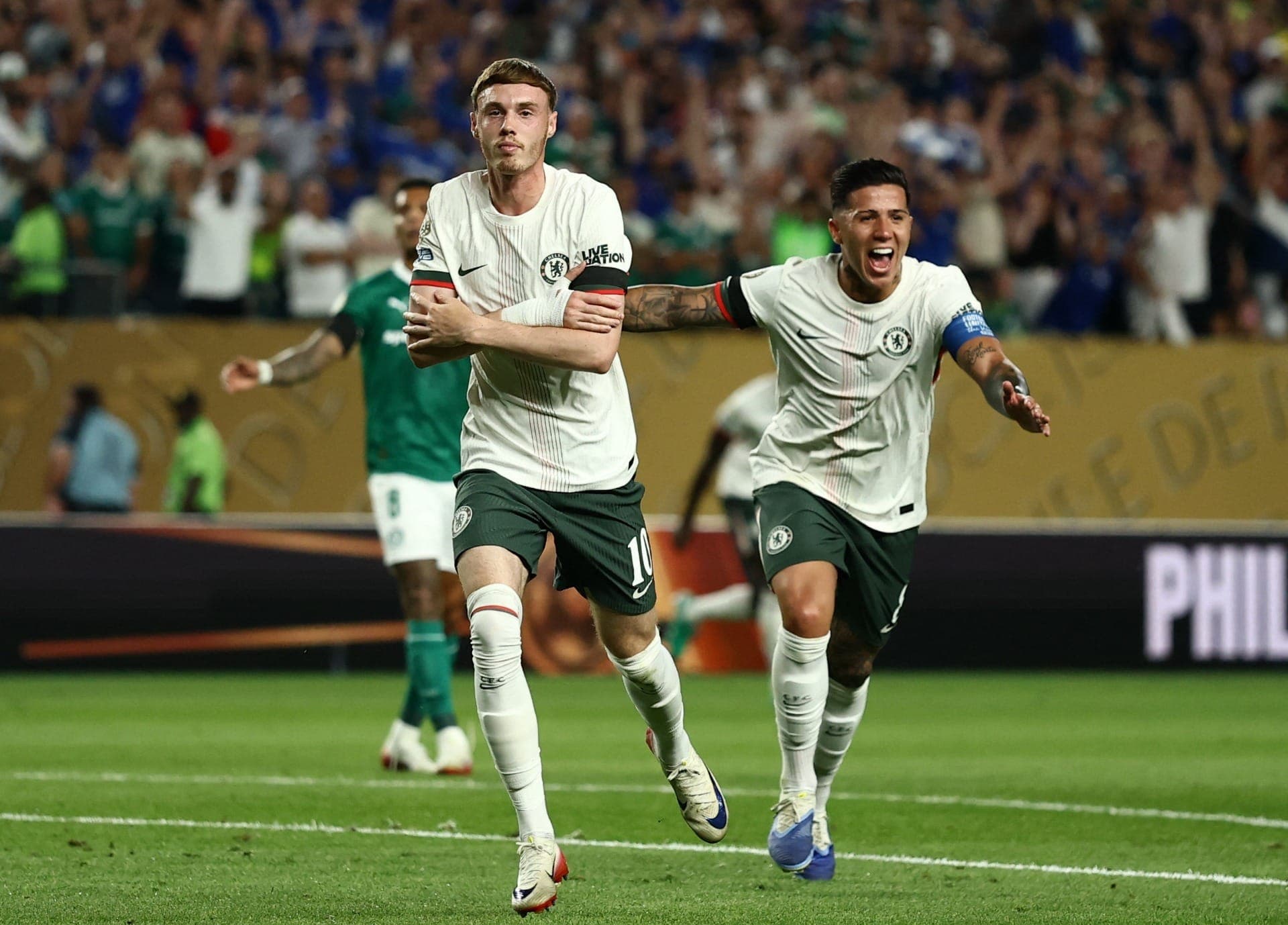 Palmer abriu o placar para o Chelsea sobre o Palmeiras