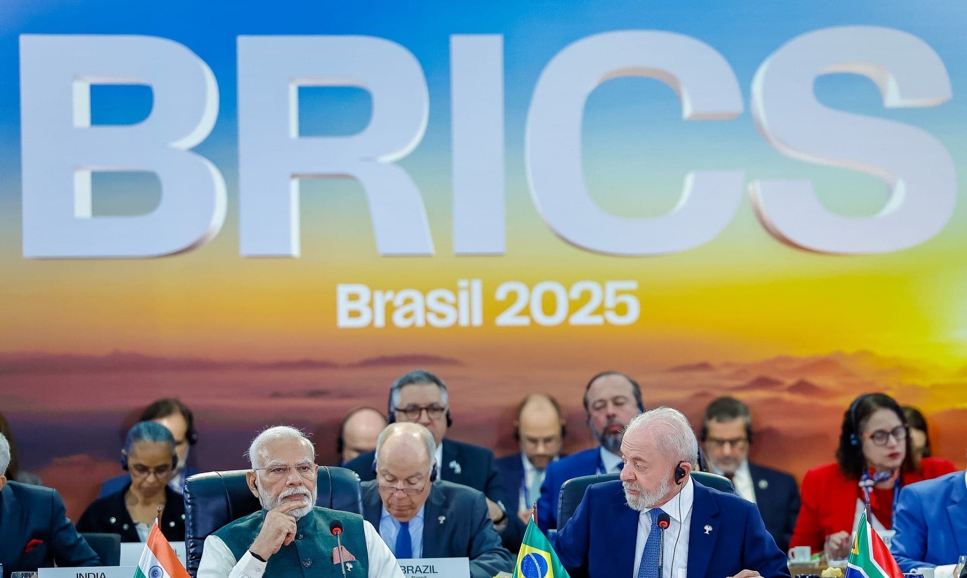 Presidente da República, Luiz Inácio Lula da Silva, durante a Sessão plenária “Meio Ambiente, COP30 e Saúde Global”