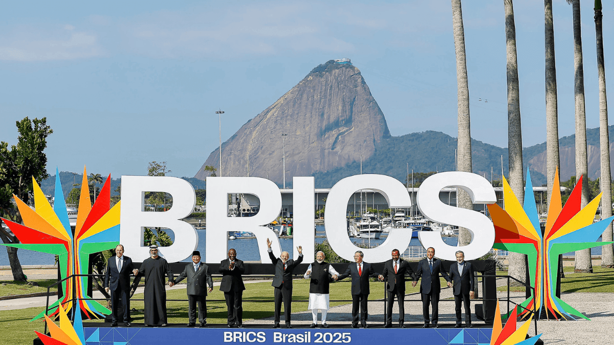 Cúpula do Brics no Rio de Janeiro, em 6 de junho de 2025