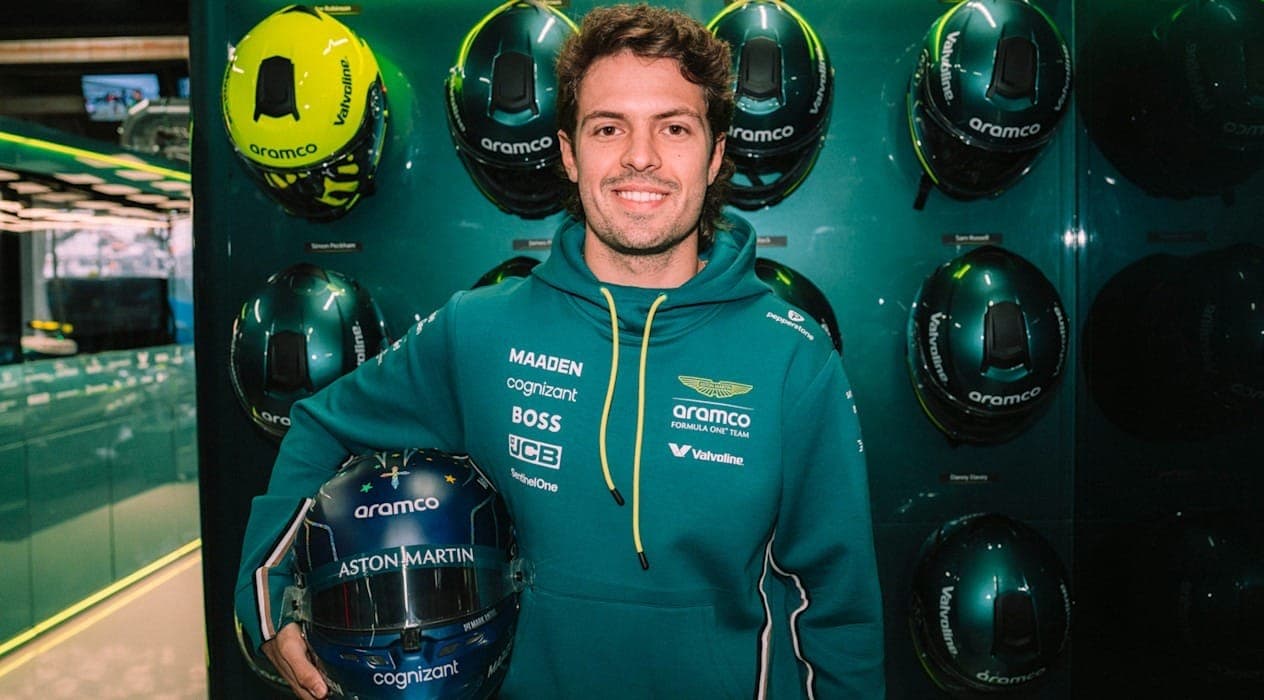 Felipe Drugovich é piloto reserva da Aston Martin