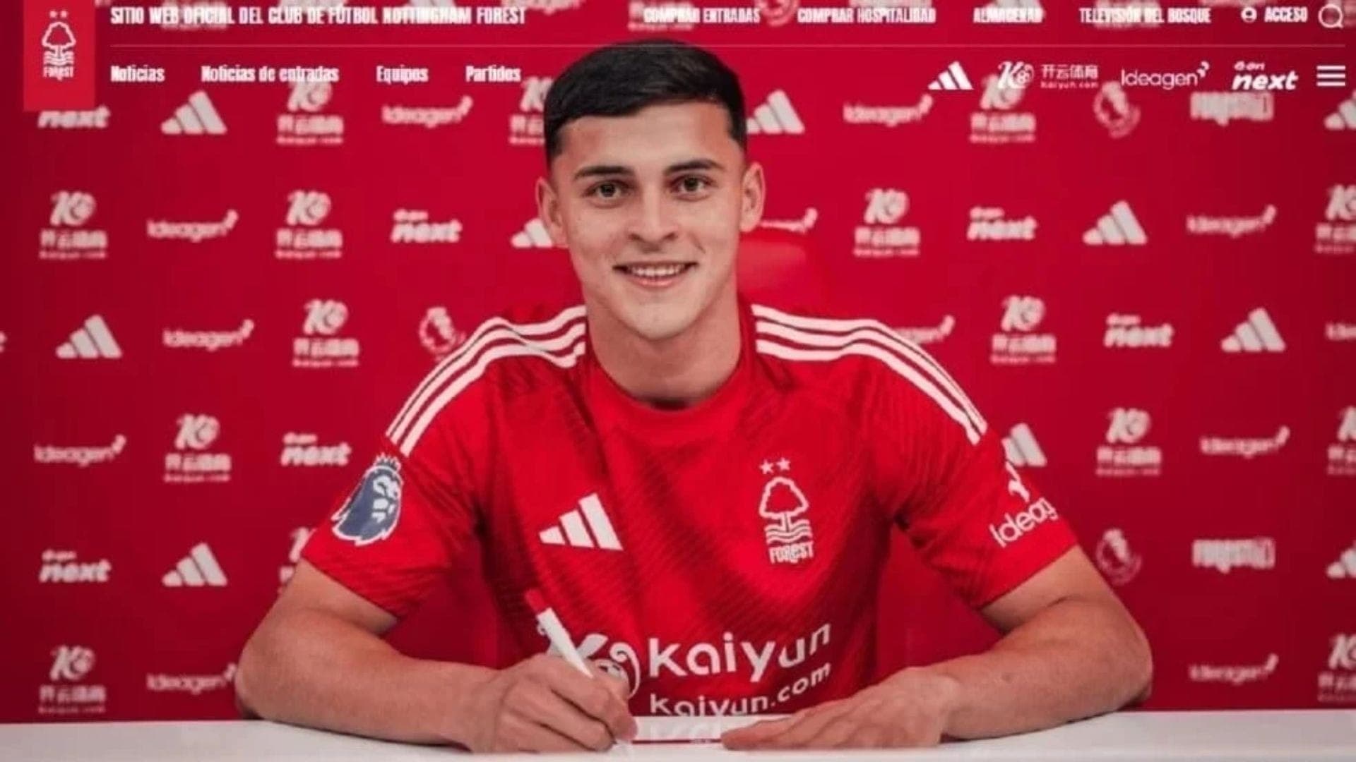 Ramon Sosa foi comprado pelo Palmeiras do Nottingham Forest