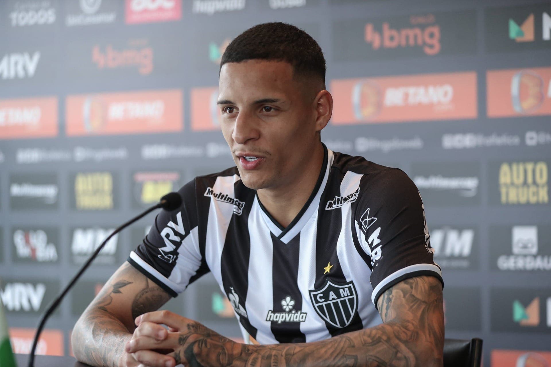 Guilherme Arana, ex-jogador do Corinthians e atual lateral do Atlético-MG
