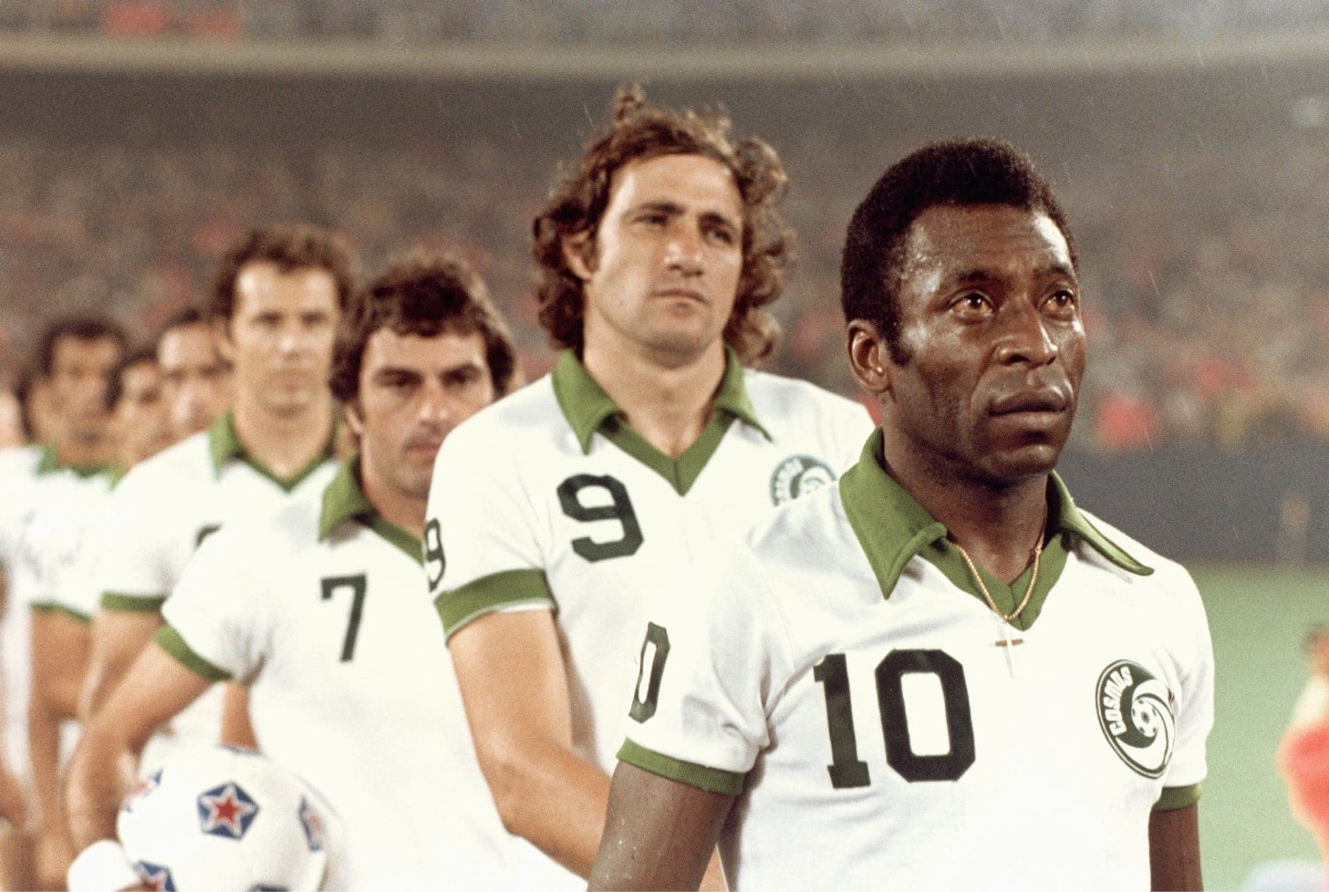 Pelé atuou no New York Cosmos no fim de sua carreira como jogador de futebol