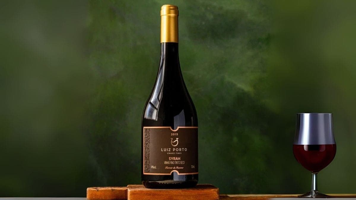 Vinho Luiz Porto Syrah 2022 ganhou destaque internacional