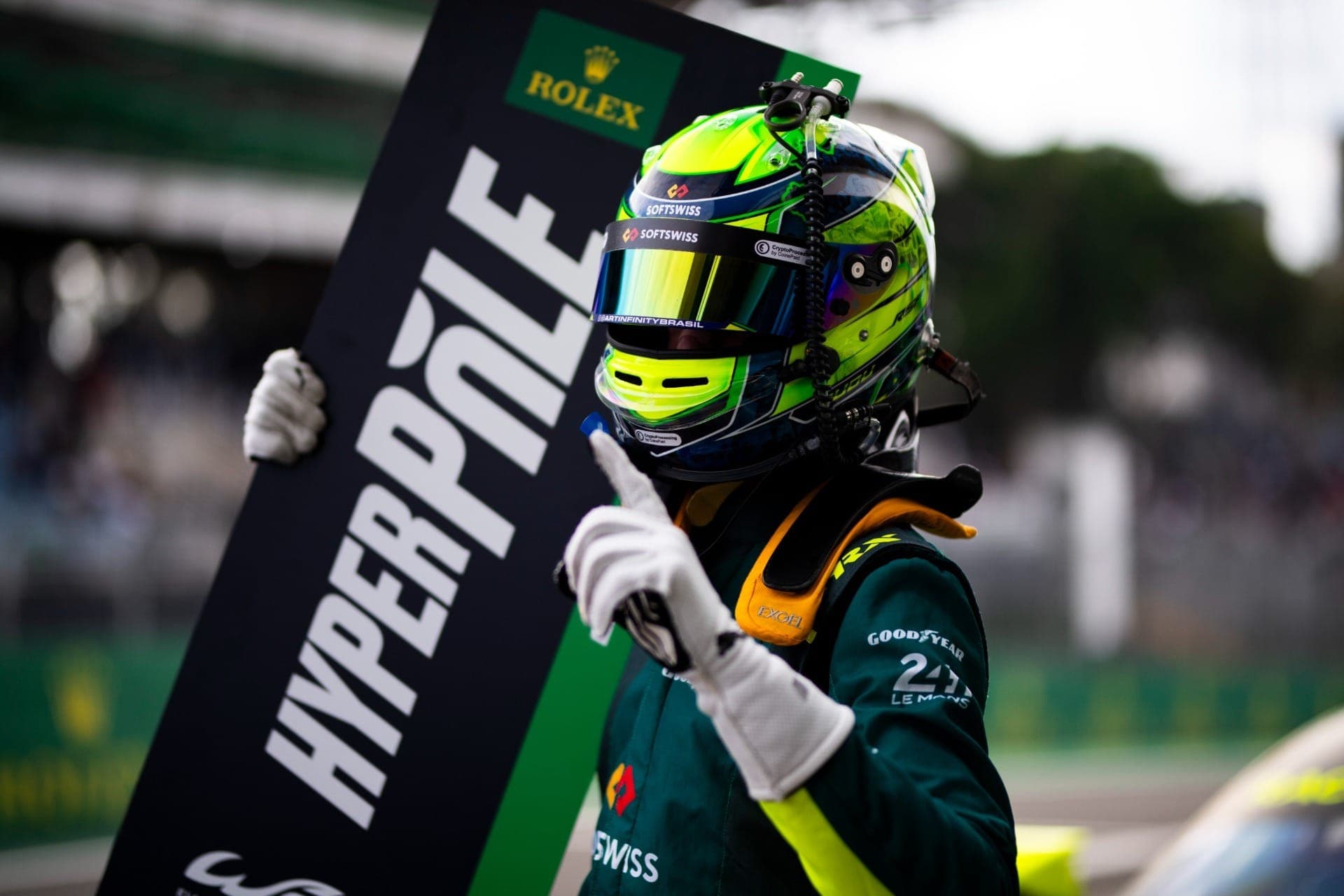 Dudu Barrichello brinca após pole nas 6 Horas de São Paulo: "Talvez eu tivesse tirado o pé"