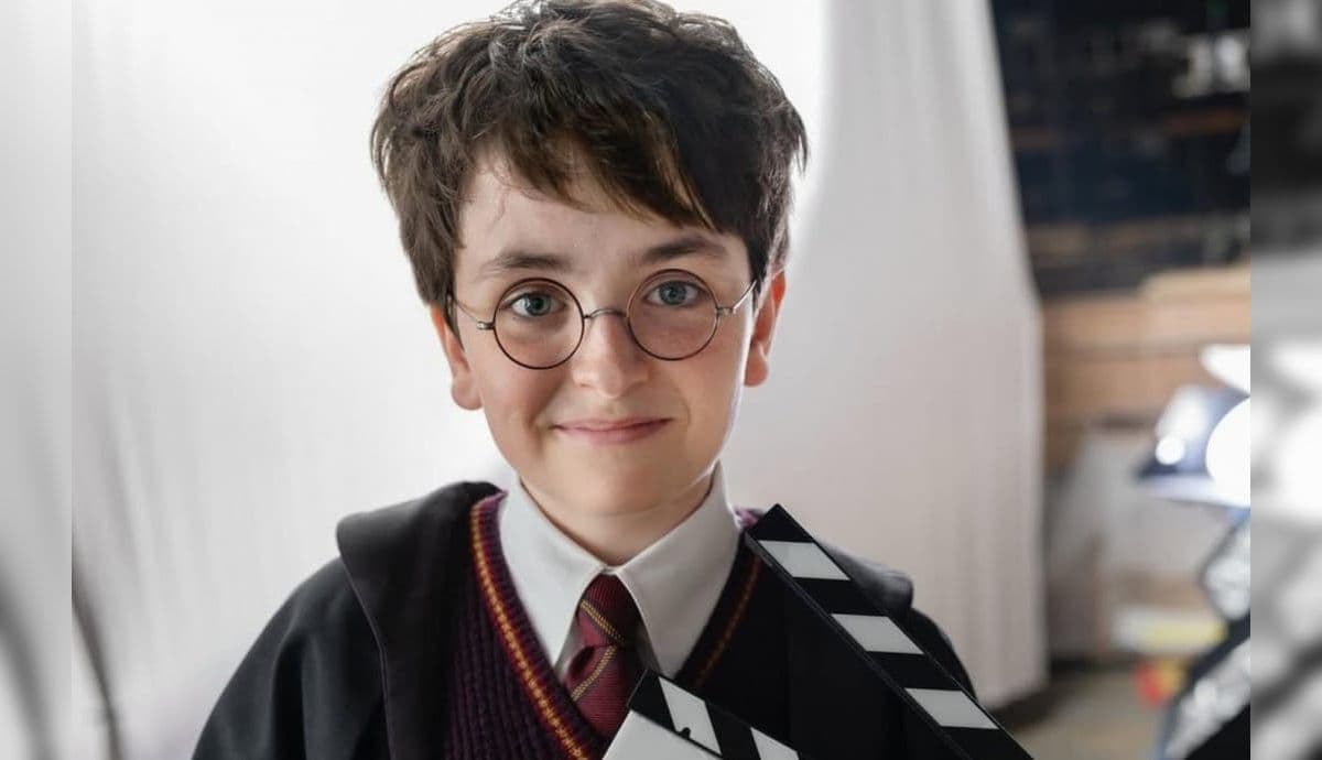 Primeira imagem da série mostra o ator caracterizado com Harry Potter