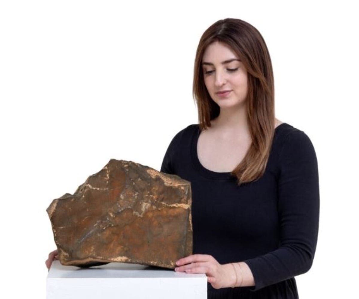 Maior meteorito marciano vai a leilão nos EUA