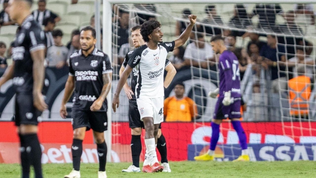 Talles Magno marcou o gol do Corinthians contra o Ceará