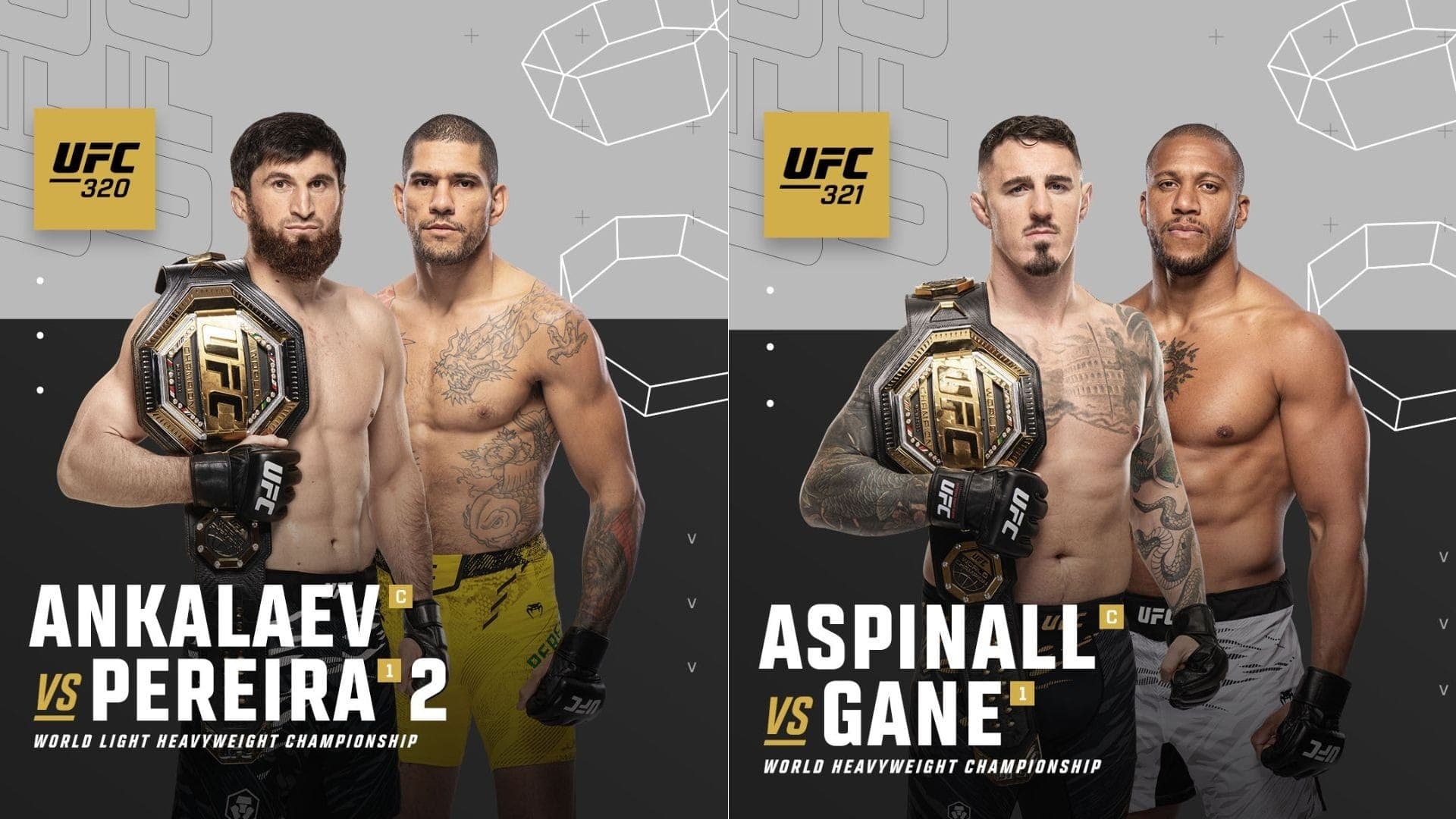 UFC terá grandes eventos em outubro