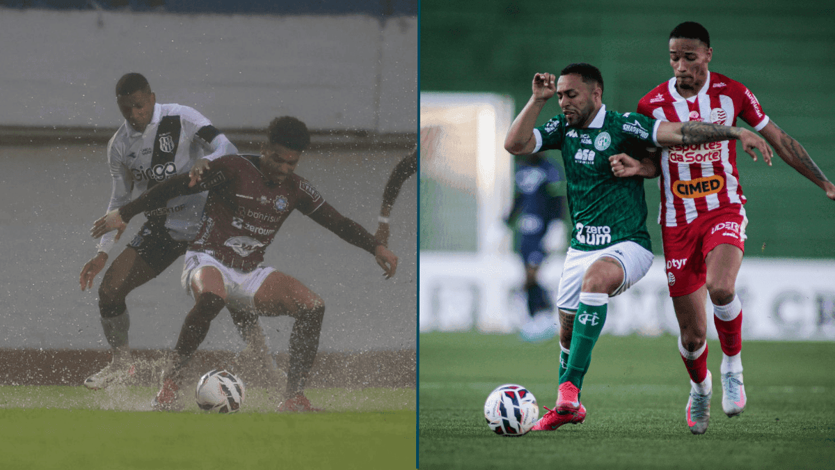 O jogo da Macaca foi marcada pela forte chuva e péssimas condições do gramado