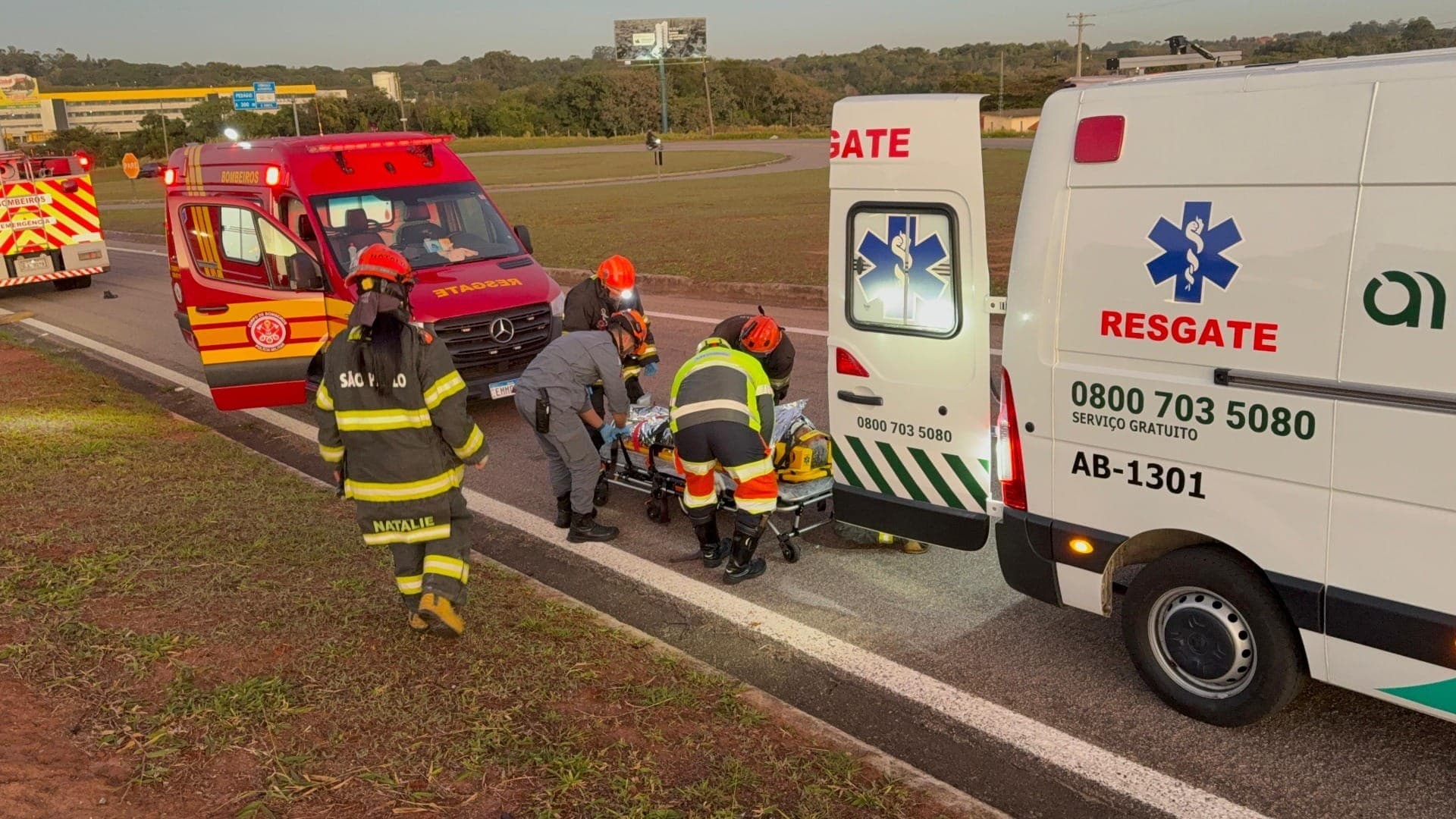 Ambos foram resgatados para o Hospital Augusto de Oliveira Camargo, em Indaiatuba