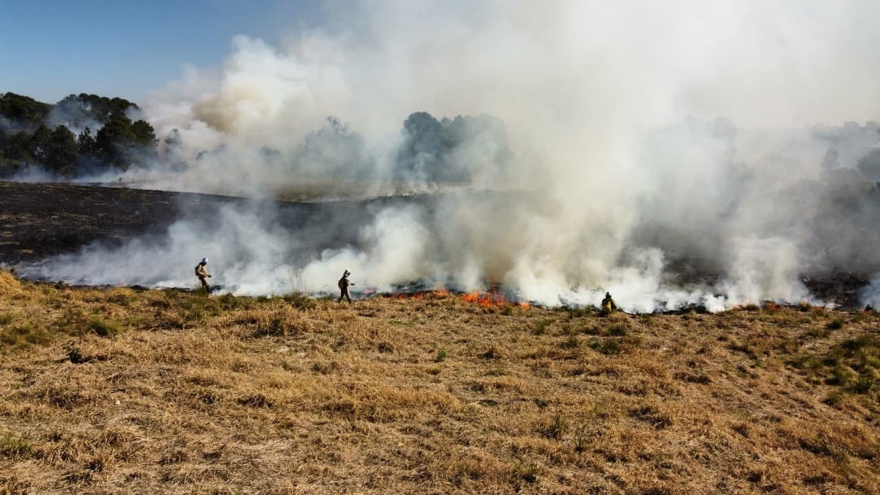 Região está com risco de 'emergência' para incêndios