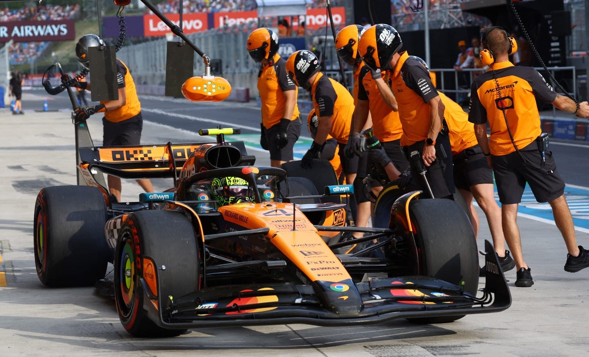 Norris puxa dobradinha da McLaren em TL2 para o GP da Hungria; Bortoleto é 17ª