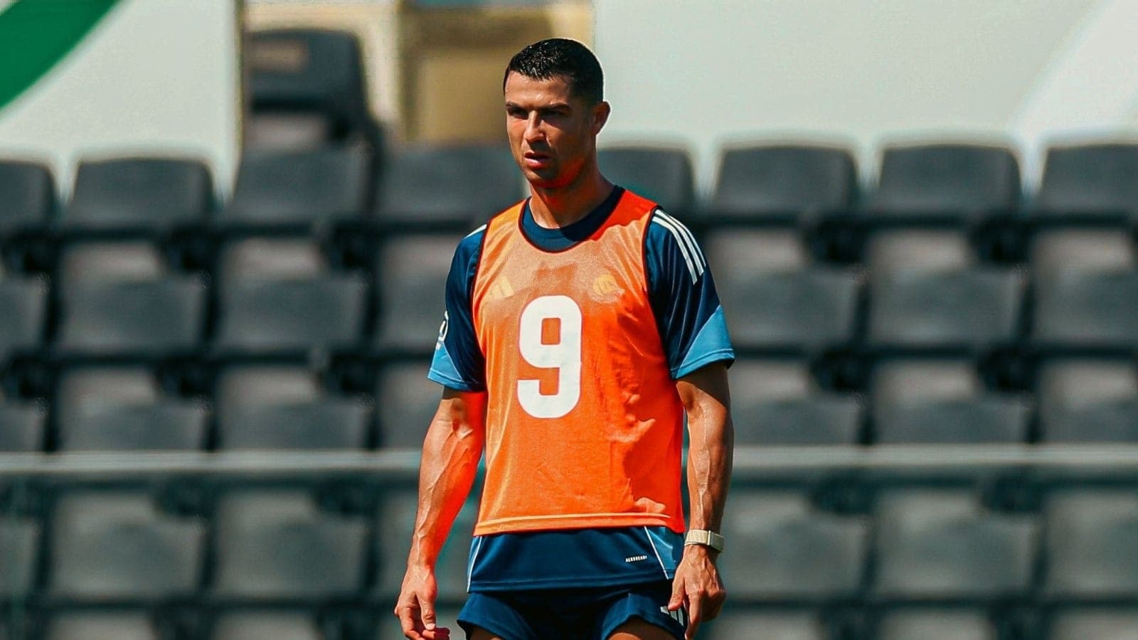 Cristiano Ronaldo em treino do Al Nassr