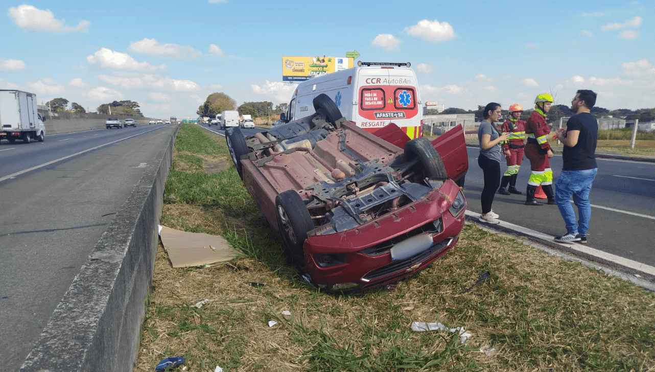 O acidente acontecei no km 99 da Rodovia Anhanguera