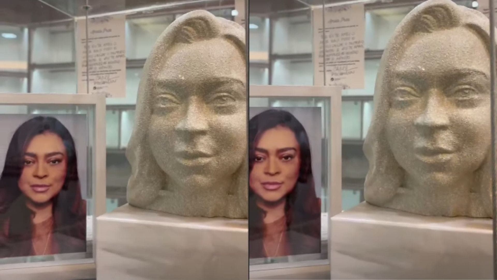 Preta Gil é homenageada com busto no Cemitério do Caju