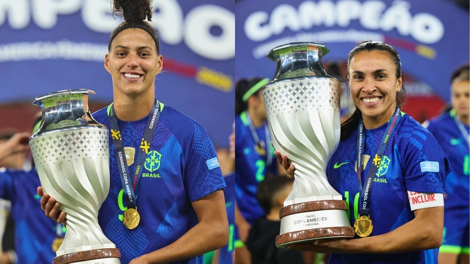 Amanda Gutierres e Marta concorrem ao prêmio de melhor do mundo