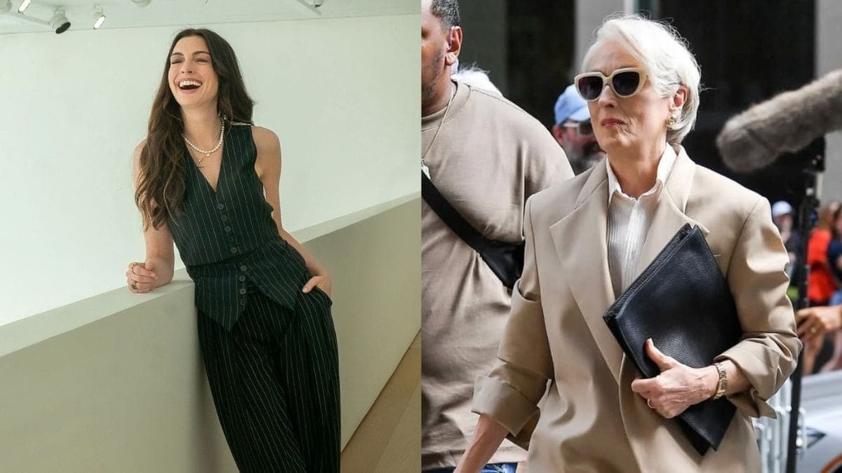 Meryl Streep (Miranda Priestly) e Anne Hathaway (Andy Sachs)